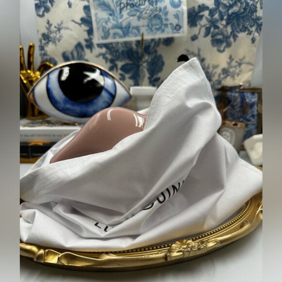 🆕 LULU GUINNESS 🧿 NWOT Iconic Lips Perspex Clutch - Blush Pink - Picture 16 of 16